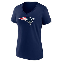 Women's Primary Team Logo V-Neck T-Shirt - New England Patriots T-shirts
