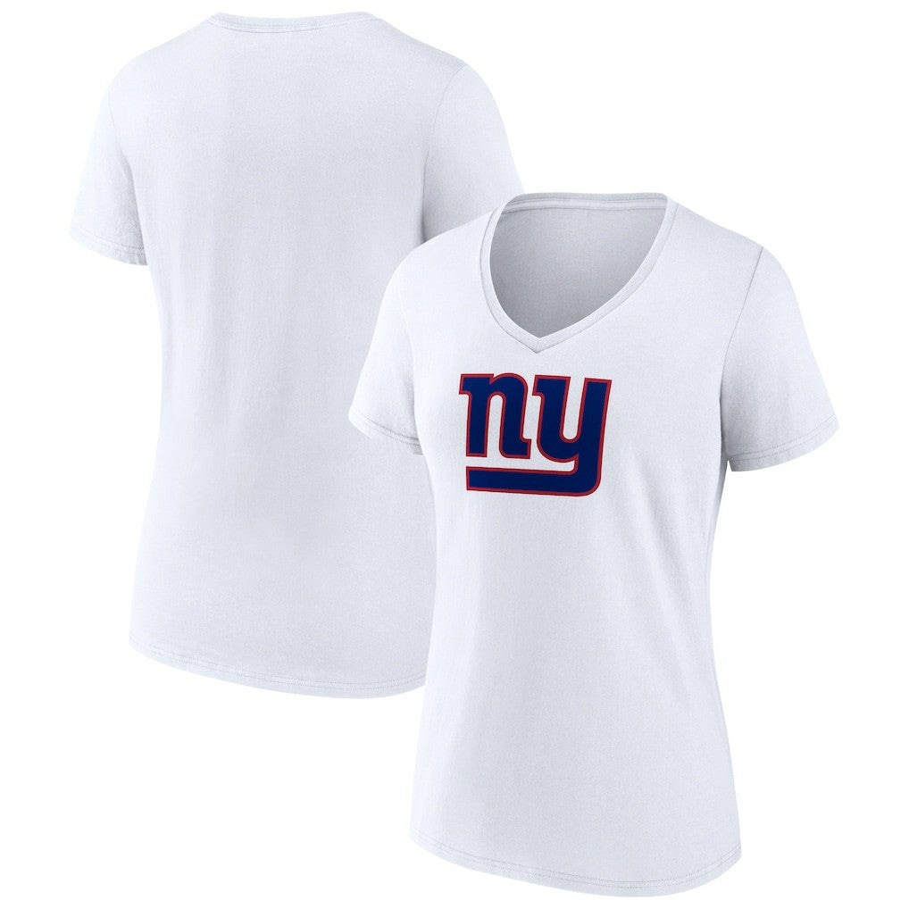 Women's Primary Team Logo V-Neck T-Shirt - New York Giants T-shirts