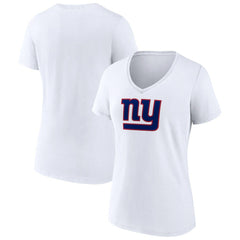 Women's Primary Team Logo V-Neck T-Shirt - New York Giants T-shirts