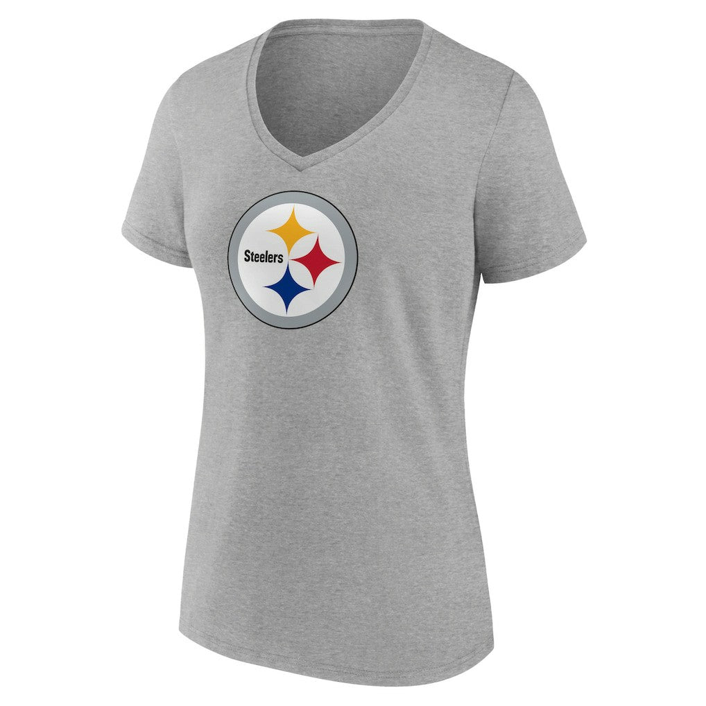 Women's Primary Team Logo V-Neck T-Shirt - Pittsburgh Steelers T-shirts