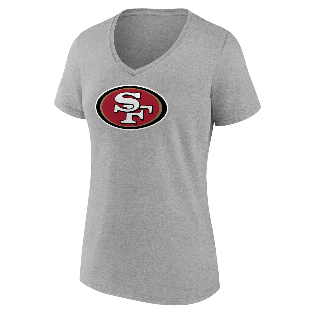 Women's Primary Team Logo V-Neck T-Shirt - San Francisco 49ers T-shirts