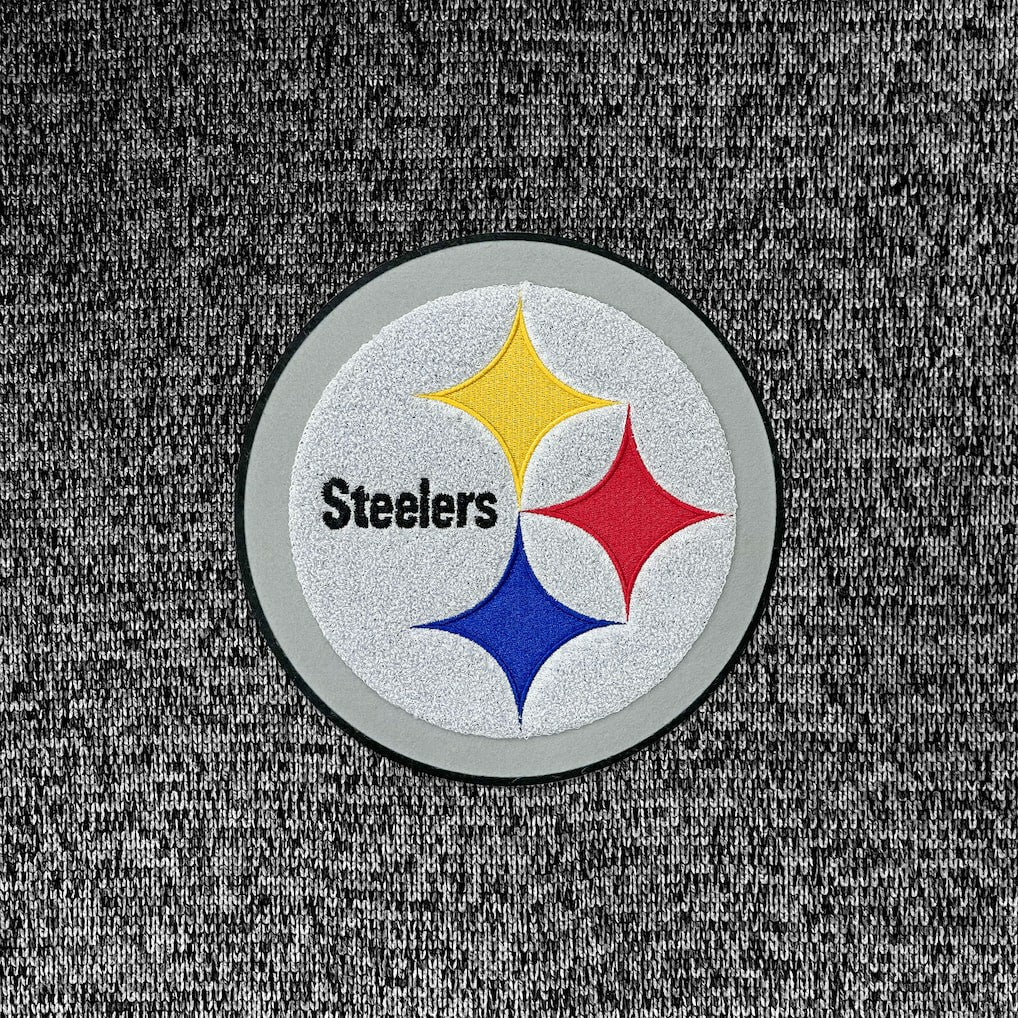 Antigua Absolute Chenille Pullover Hoodie - Pittsburgh Steelers Hoodies