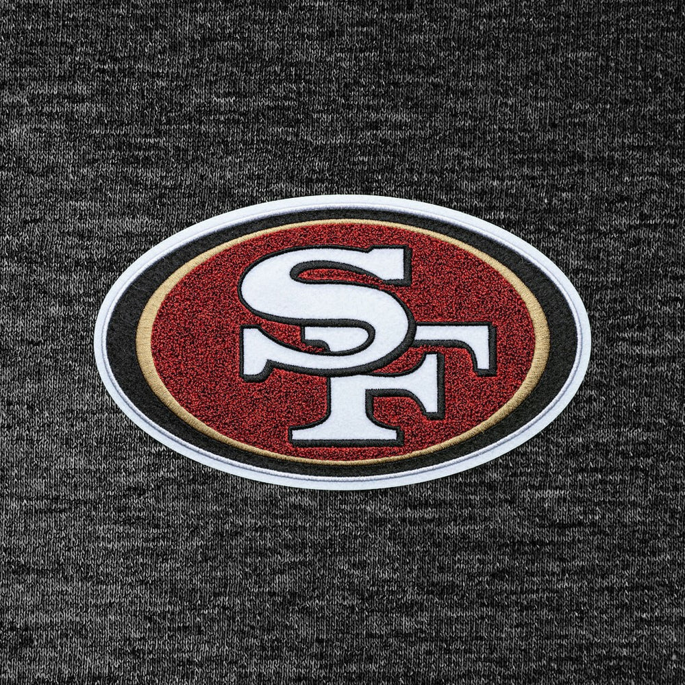 Antigua Action Chenille Pullover Hoodie - San Francisco 49ers Hoodies