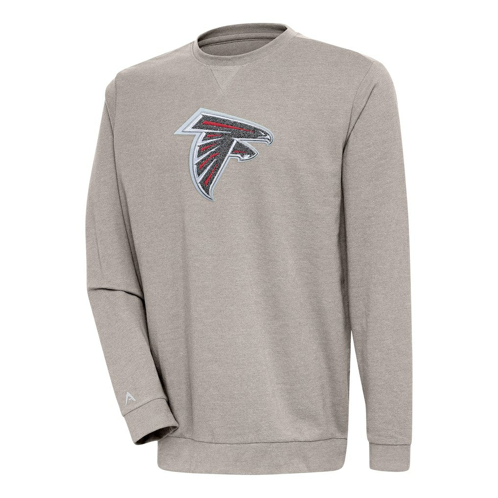 Antigua Reward Chenille Pullover Crewneck Sweatshirt - Atlanta Falcons Pullover