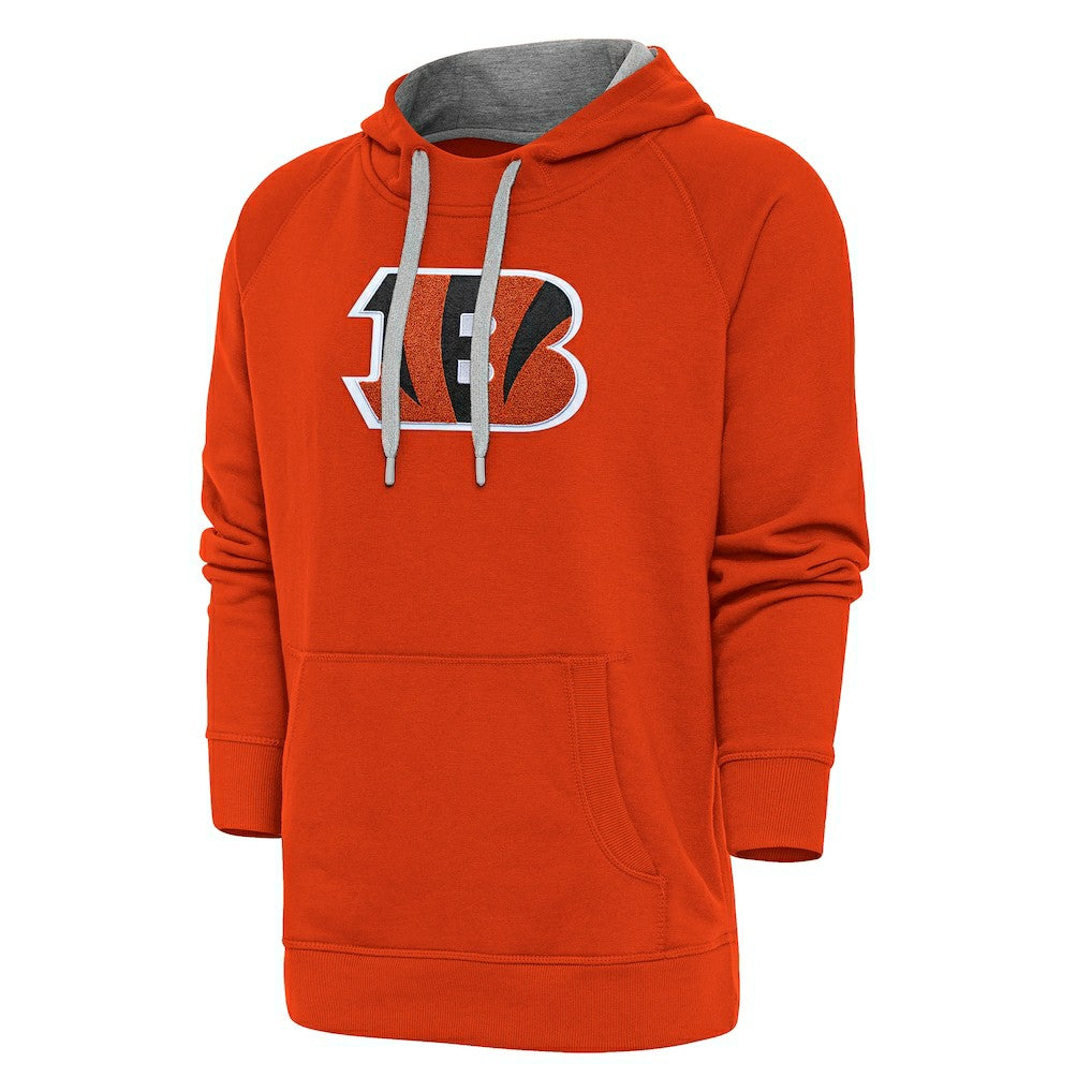 Antigua Victory Chenille Pullover Hoodie - Cincinnati Bengals Hoodies