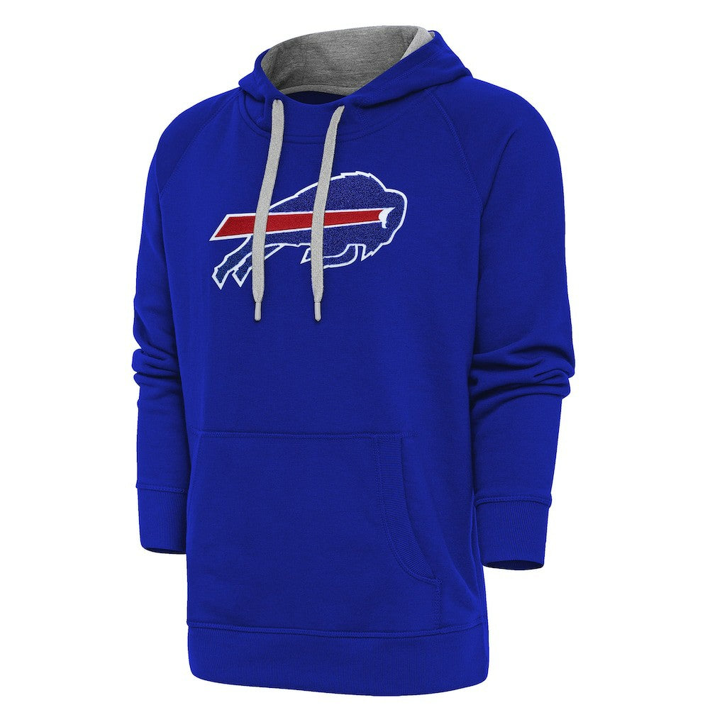 Antigua Victory Chenille Pullover Hoodie - Buffalo Bills Hoodies