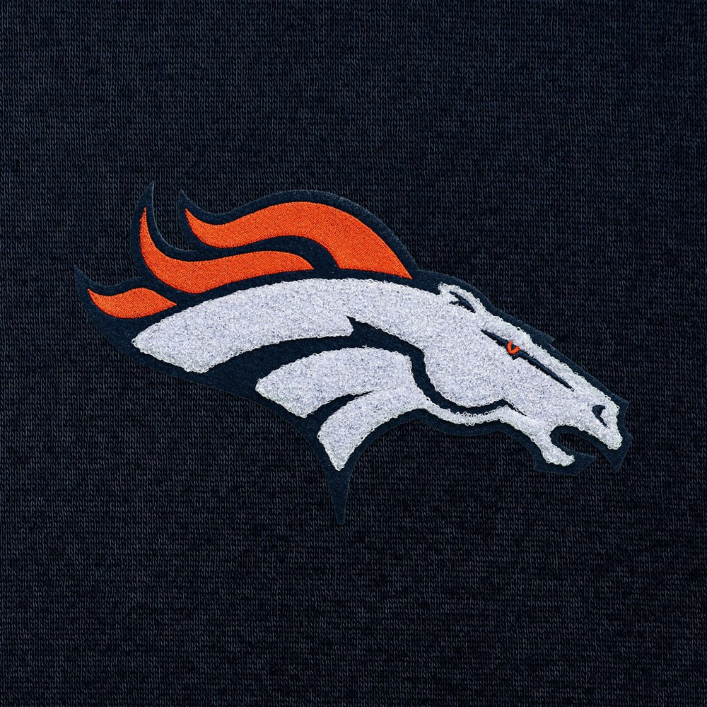 Antigua Victory Chenille Pullover Hoodie - Denver Broncos Hoodies