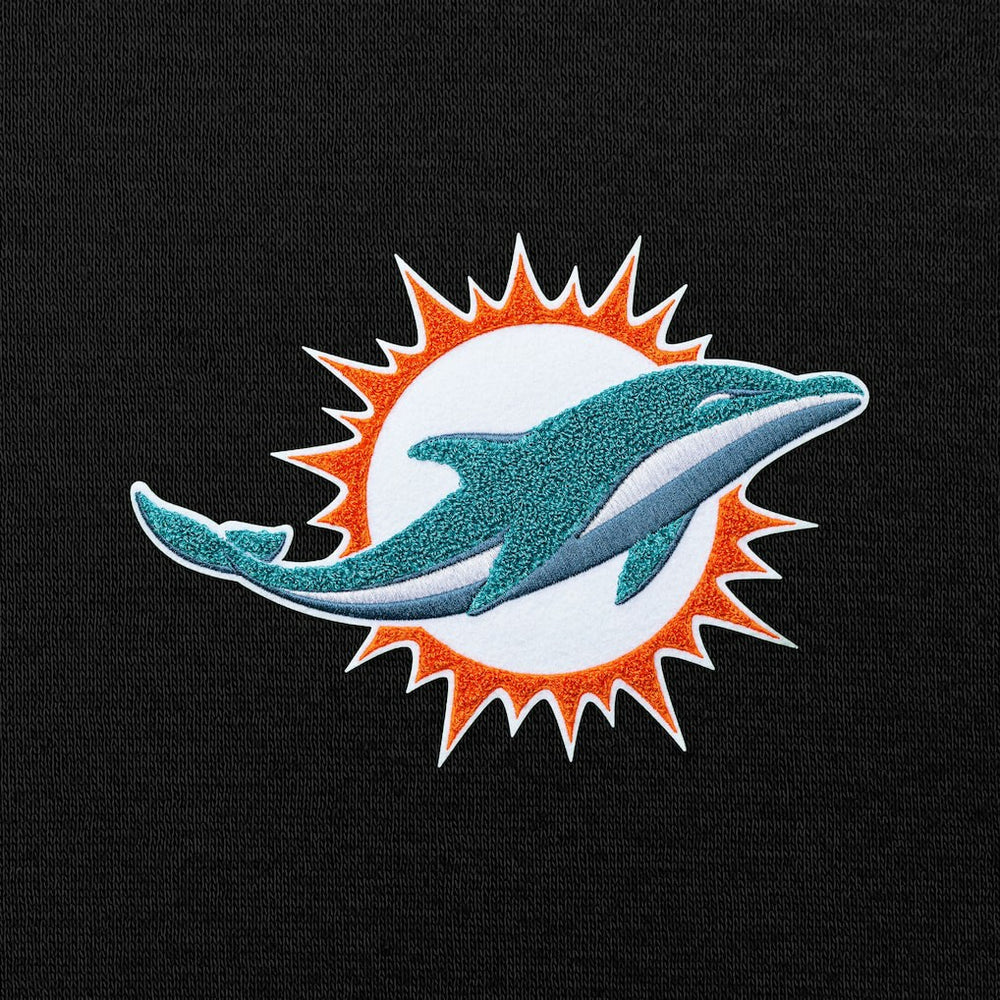 Antigua Victory Chenille Pullover Hoodie - Miami Dolphins Hoodies