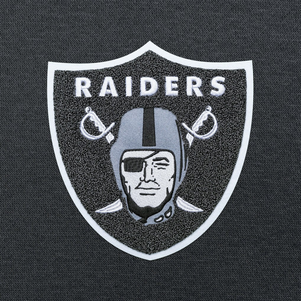 Antigua Victory Chenille Pullover Hoodie - Las Vegas Raiders Hoodies
