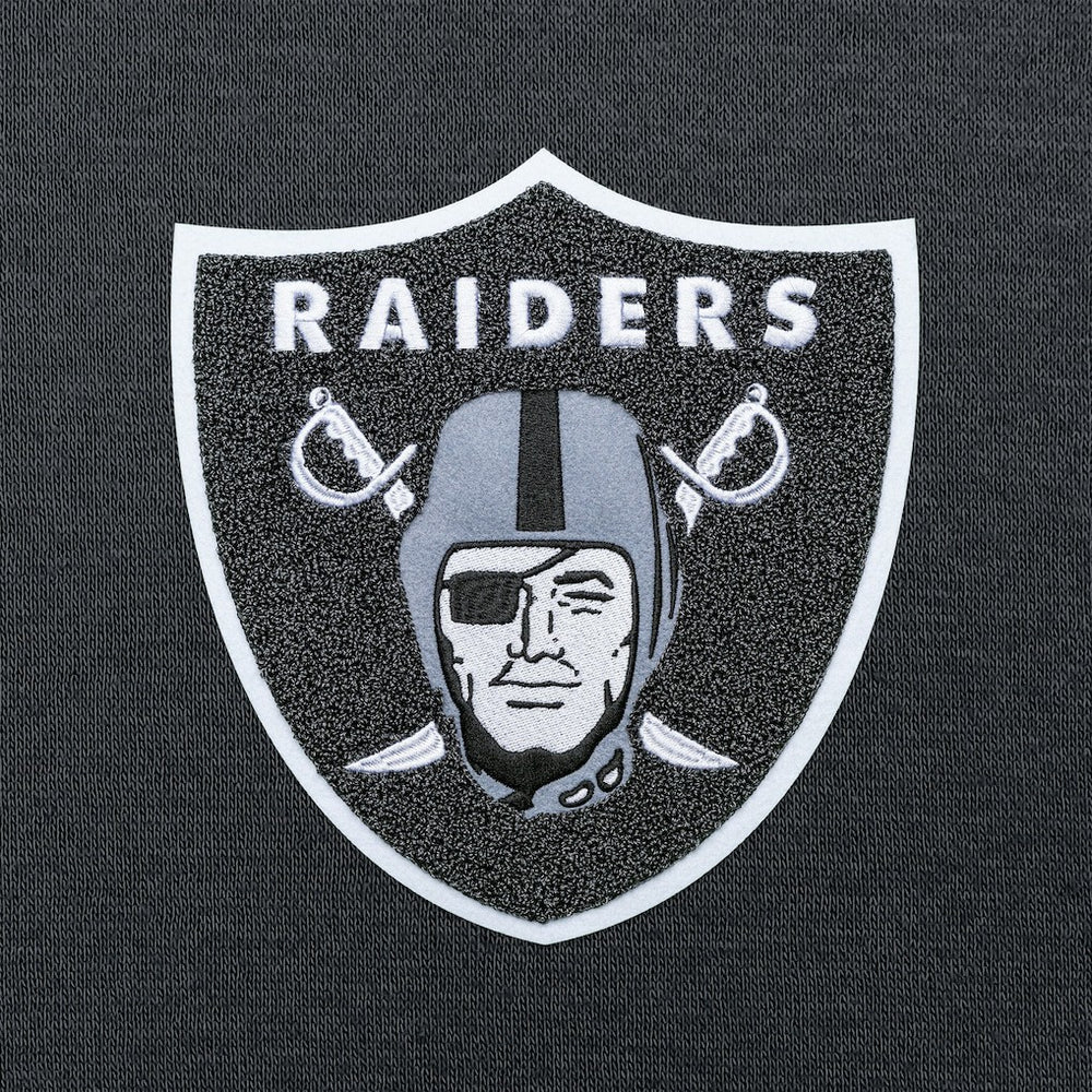 Antigua Victory Chenille Pullover Hoodie - Las Vegas Raiders Hoodies