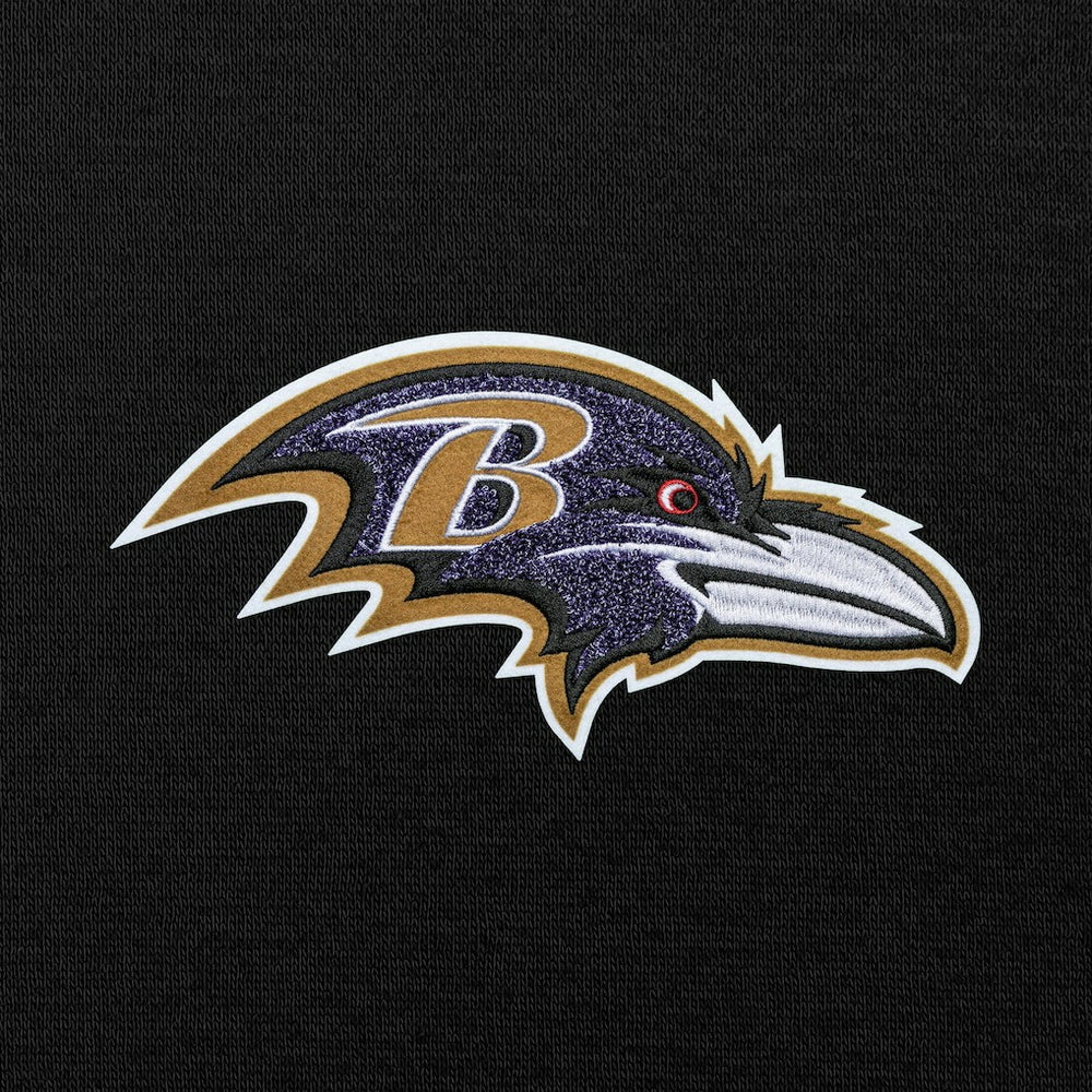 Antigua Victory Chenille Pullover Hoodie - Baltimore Ravens Hoodies