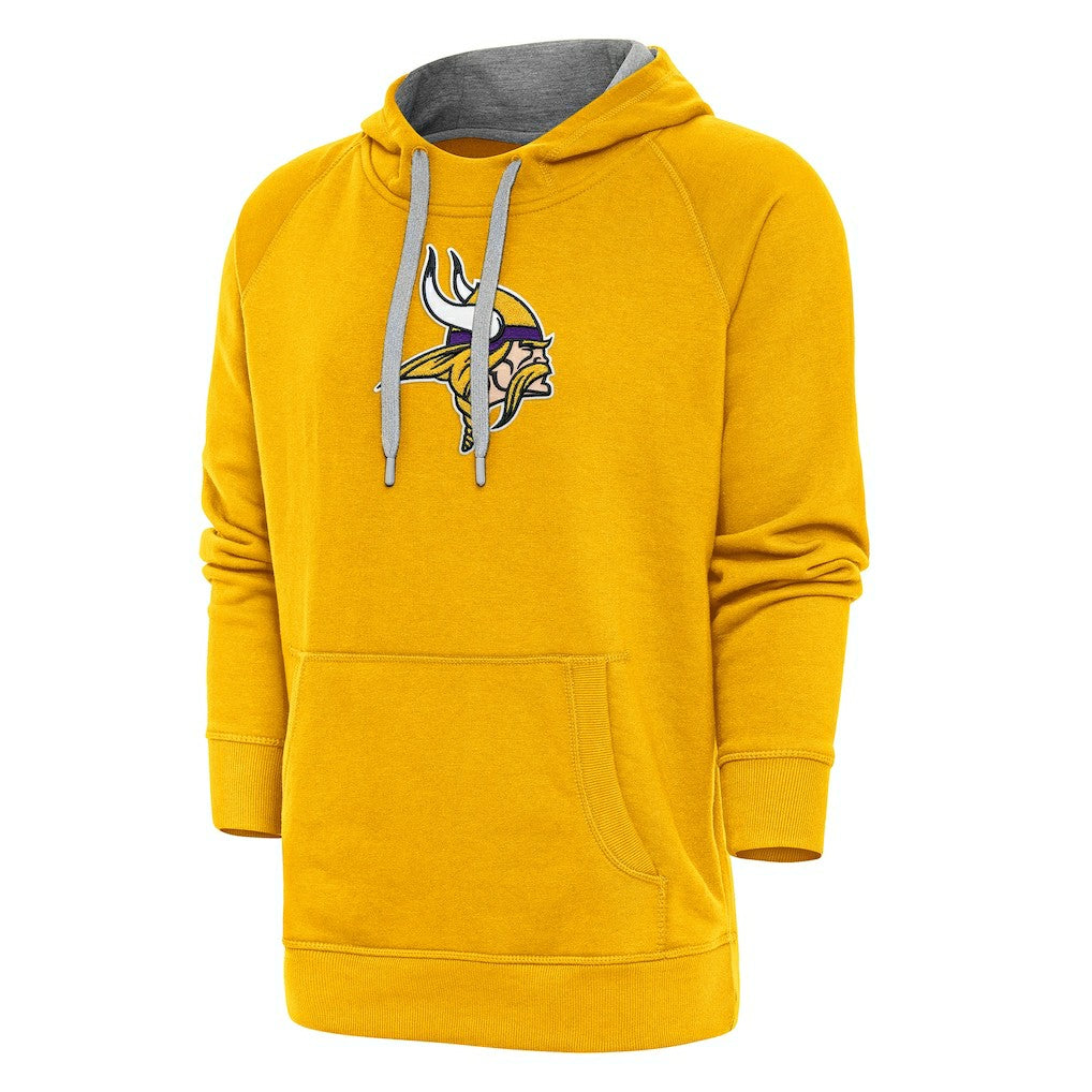 Antigua Victory Chenille Pullover Hoodie - Minnesota Vikings Hoodies