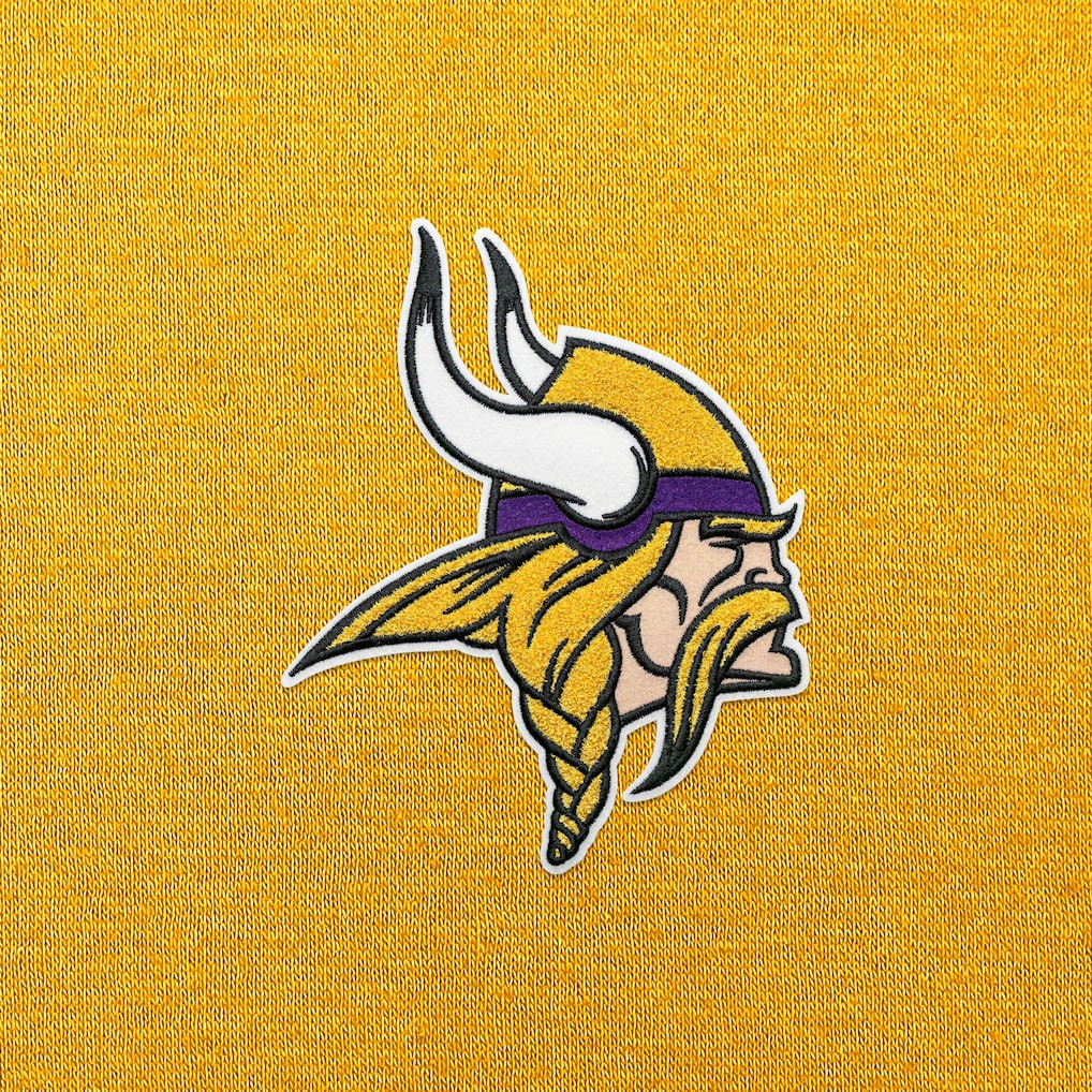 Antigua Victory Chenille Pullover Hoodie - Minnesota Vikings Hoodies