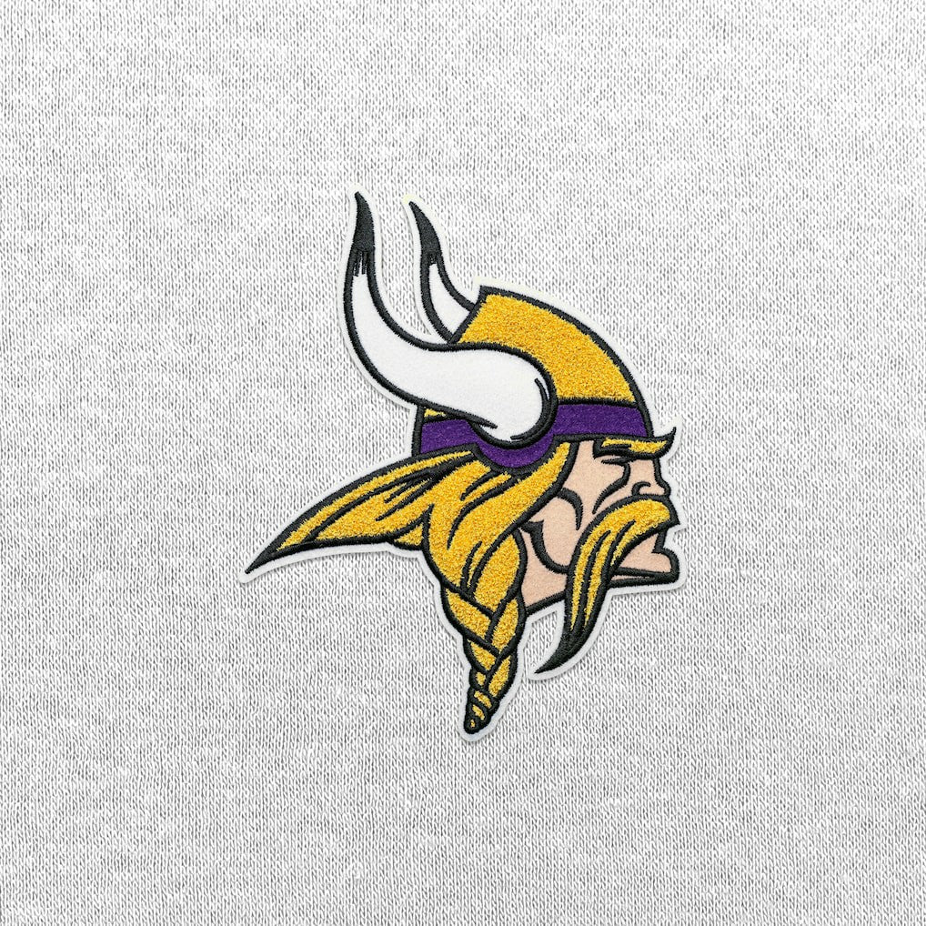 Antigua Victory Chenille Pullover Hoodie - Minnesota Vikings Hoodies