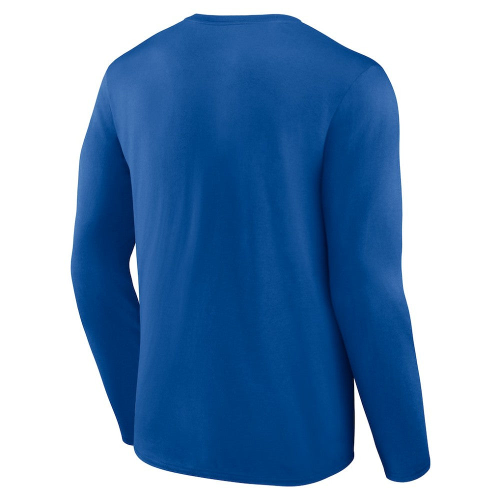 Royal Los Angeles Dodgers Wordmark Long Sleeve T-Shirt
