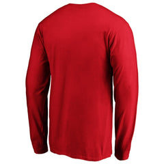 Red St. Louis Cardinals Official Team Wordmark Long Sleeve T-Shirt