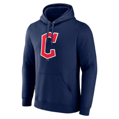 Navy Cleveland Guardians Official Wordmark Pullover Hoodie