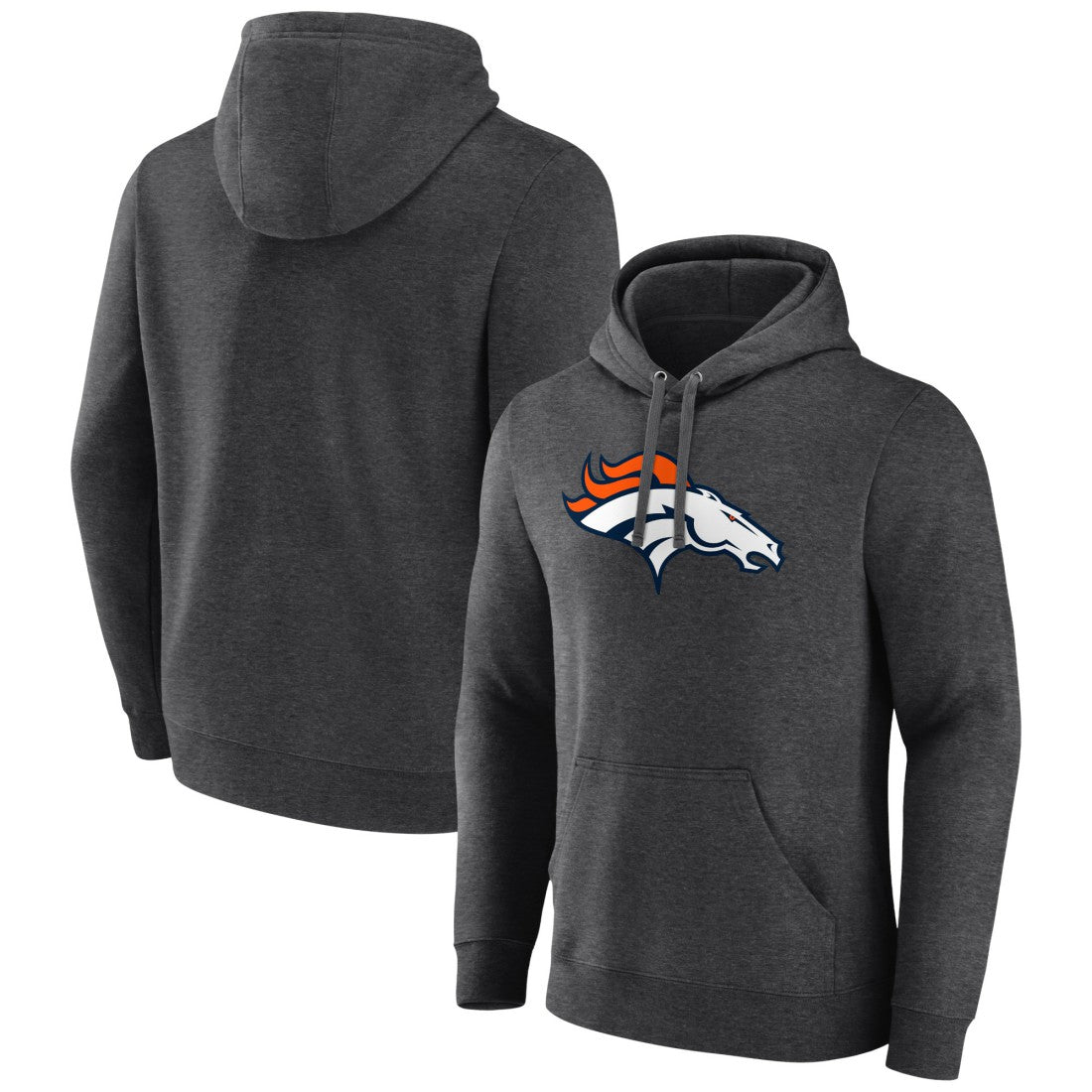 Primary Team Logo Fitted Pullover Hoodie - Denver Broncos Hoodies