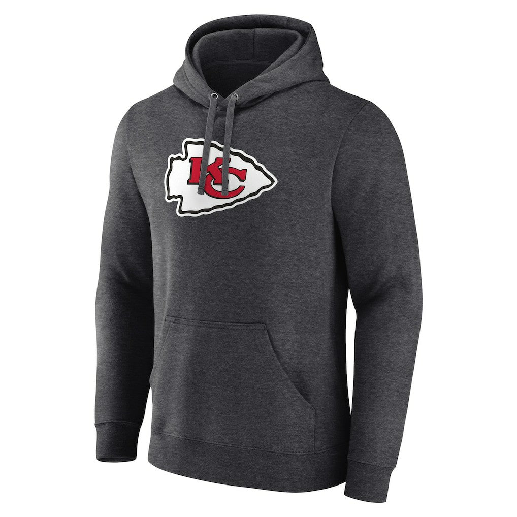 Primary Team Logo Fitted Pullover Hoodie - Kansas City Chiefs Hoodies