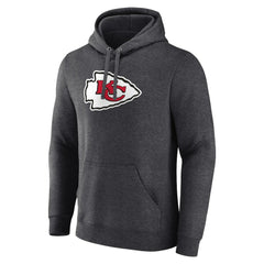 Primary Team Logo Fitted Pullover Hoodie - Kansas City Chiefs Hoodies
