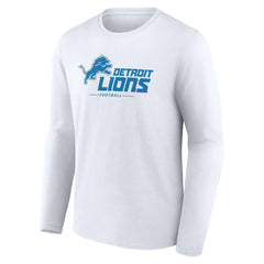 Logo Team Lockup Long Sleeve T-Shirt - Detroit Lions T-shirts