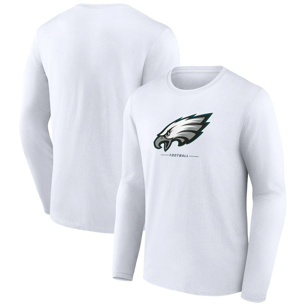 Logo Team Lockup Long Sleeve T-Shirt - Philadelphia Eagles T-shirts