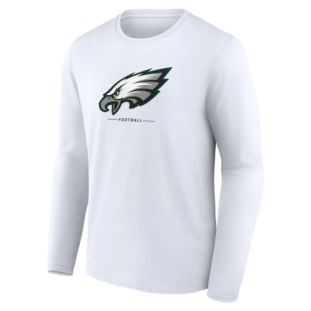 Logo Team Lockup Long Sleeve T-Shirt - Philadelphia Eagles T-shirts