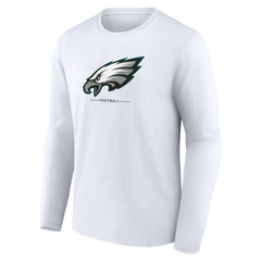Logo Team Lockup Long Sleeve T-Shirt - Philadelphia Eagles T-shirts