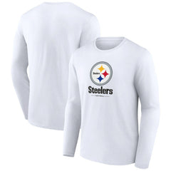 Logo Team Lockup Long Sleeve T-Shirt - Pittsburgh Steelers T-shirts