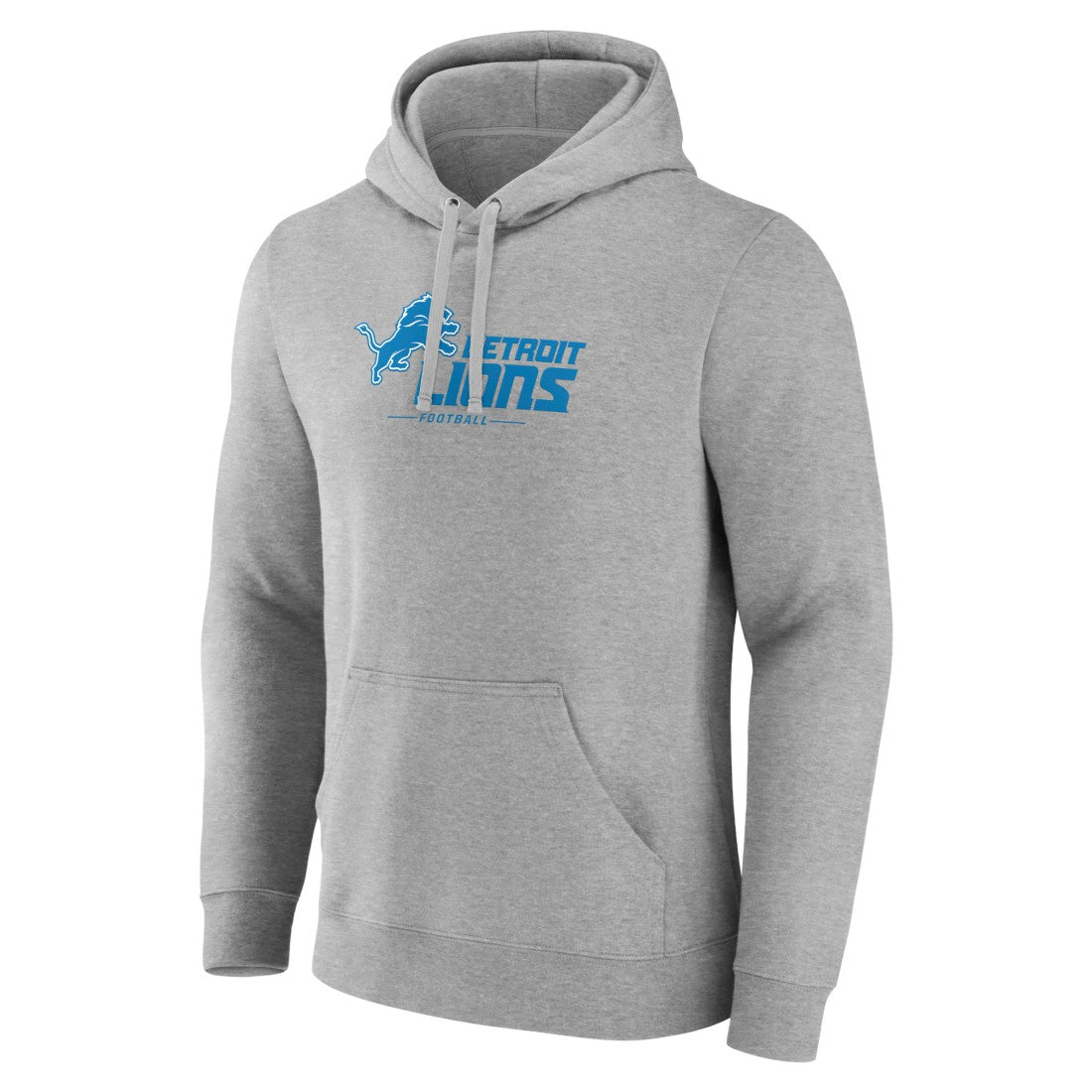 Primary Logo Team Lockup Fitted Pullover Hoodie - Detroit Lions Hoodies