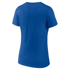 Royal Toronto Blue Jays Women's Heart and Soul V-Neck T-Shirt