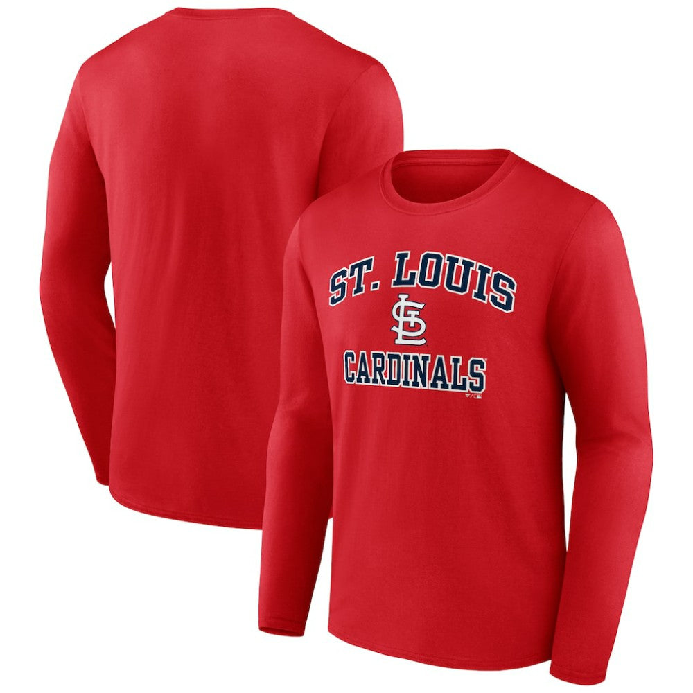 Red St. Louis Cardinals Heart and Soul Long Sleeve T-Shirt