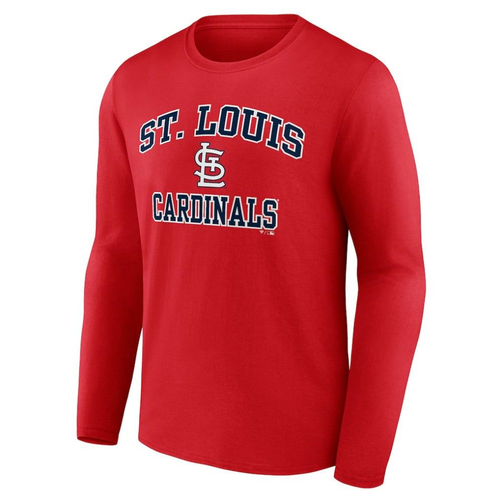 Red St. Louis Cardinals Heart and Soul Long Sleeve T-Shirt