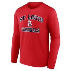 Red St. Louis Cardinals Heart and Soul Long Sleeve T-Shirt