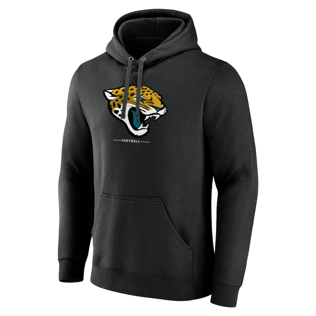 Logo Team Lockup Fitted Pullover Hoodie - Jacksonville Jaguars Hoodies