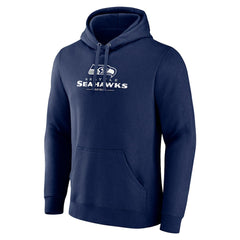 Logo Team Lockup Fitted Pullover Hoodie - Seattle Seahawks Hoodies