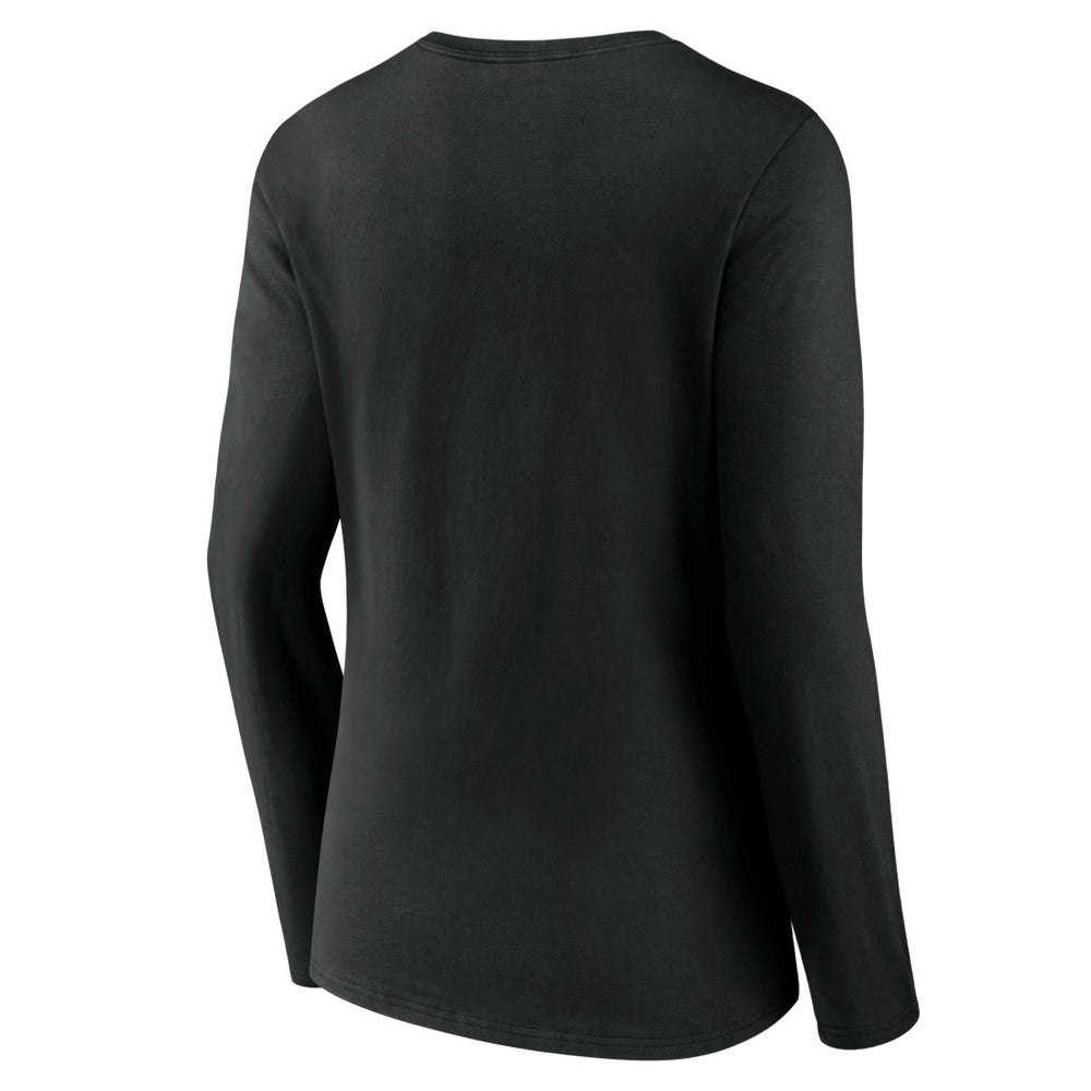 Women's Logo Team Lockup Long Sleeve V-Neck T-Shirt - Jacksonville Jaguars T-shirts