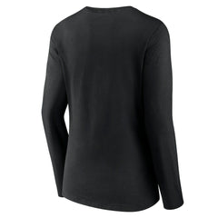 Women's Logo Team Lockup Long Sleeve V-Neck T-Shirt - Pittsburgh Steelers T-shirts