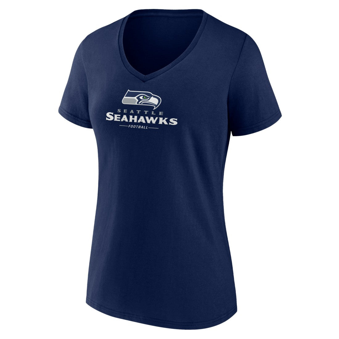 Women's Logo Team Lockup V-Neck T-Shirt - Seattle Seahawks T-shirts