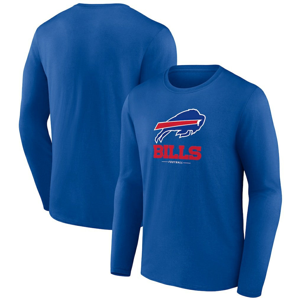 Logo Team Lockup Long Sleeve T-Shirt - Buffalo Bills T-shirts