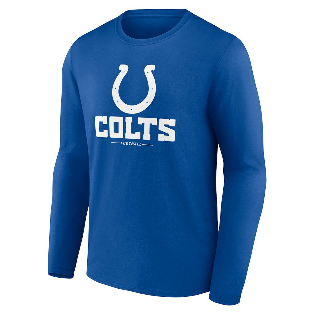Logo Team Lockup Long Sleeve T-Shirt - Indianapolis Colts T-shirts