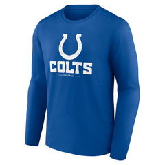 Logo Team Lockup Long Sleeve T-Shirt - Indianapolis Colts T-shirts