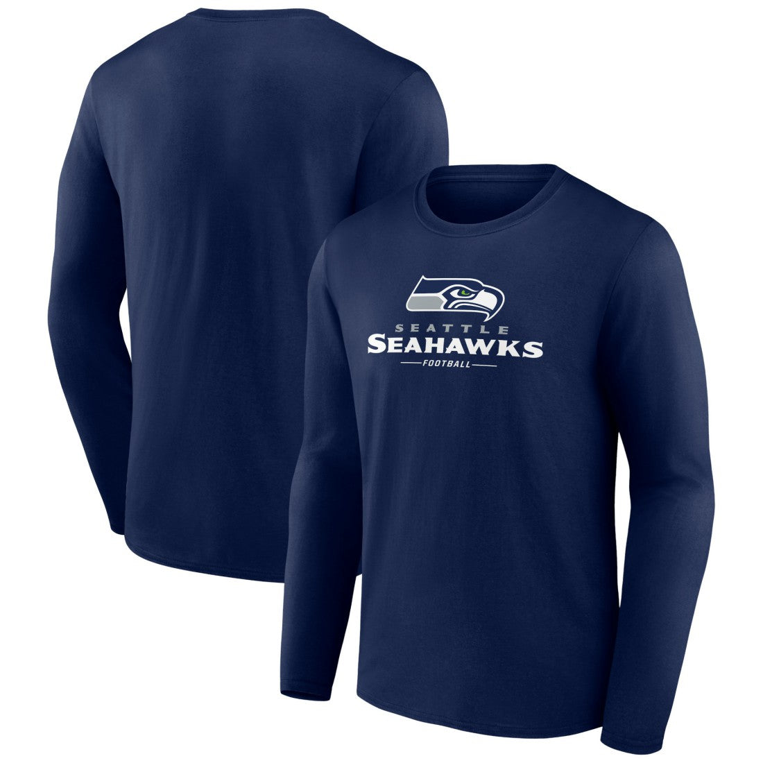 Logo Team Lockup Long Sleeve T-Shirt - Seattle Seahawks T-shirts