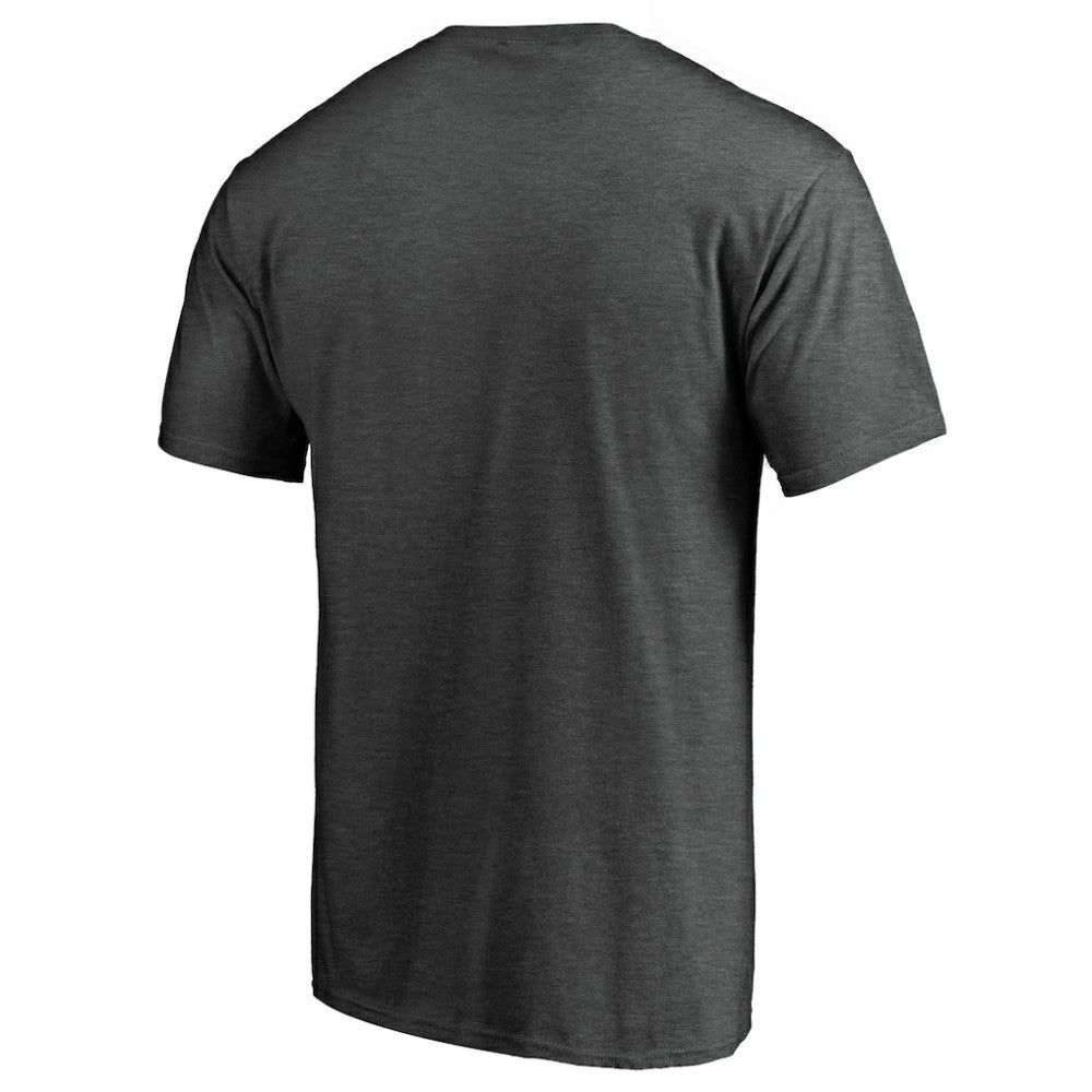 Charcoal Miami Marlins Heart and Soul T-Shirt