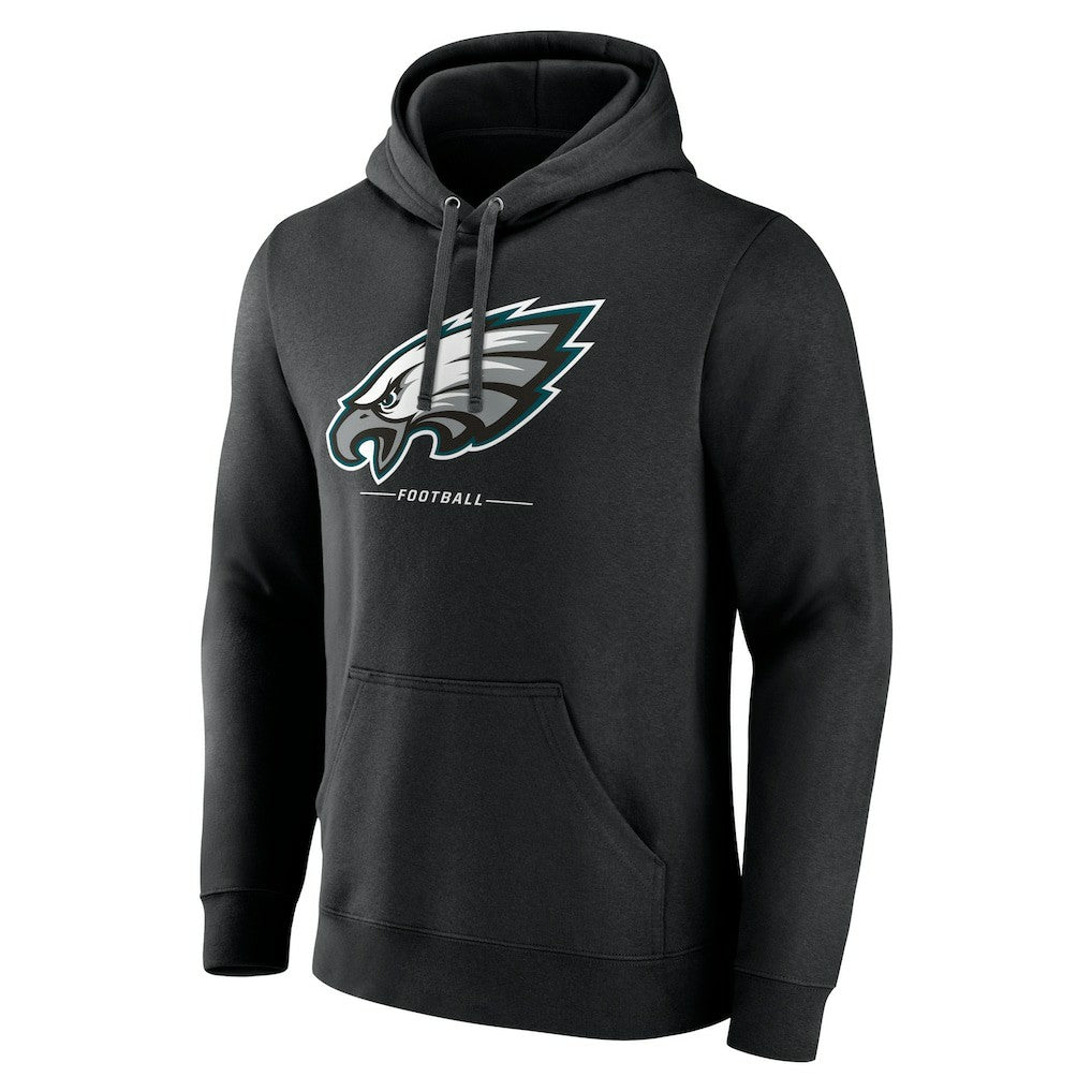 Logo Team Lockup Fitted Pullover Hoodie - Philadelphia Eagles Hoodies
