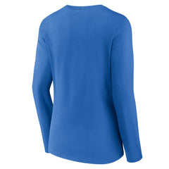 Women's Logo Team Lockup Long Sleeve V-Neck T-Shirt - Detroit Lions T-shirts