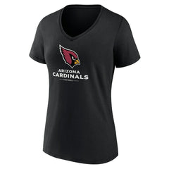 Women's Logo Team Lockup V-Neck T-Shirt - Arizona Cardinals T-shirts