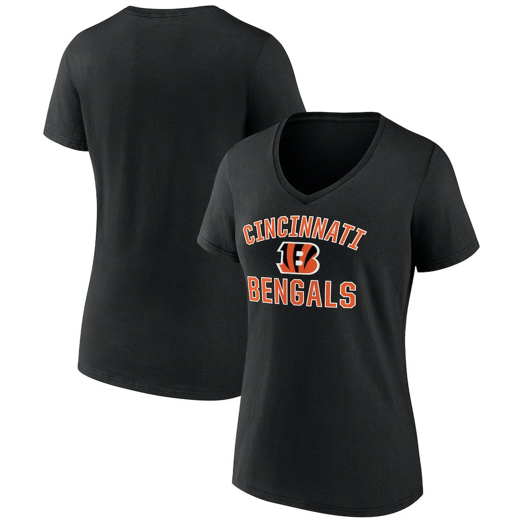 Women's Victory Arch Team V-Neck T-Shirt - Cincinnati Bengals T-shirts