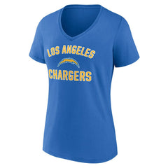 Women's Victory Arch Team V-Neck T-Shirt - Los Angeles Chargers T-shirts