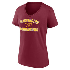 Women's Victory Arch Team V-Neck T-Shirt - Washington Commanders T-shirts